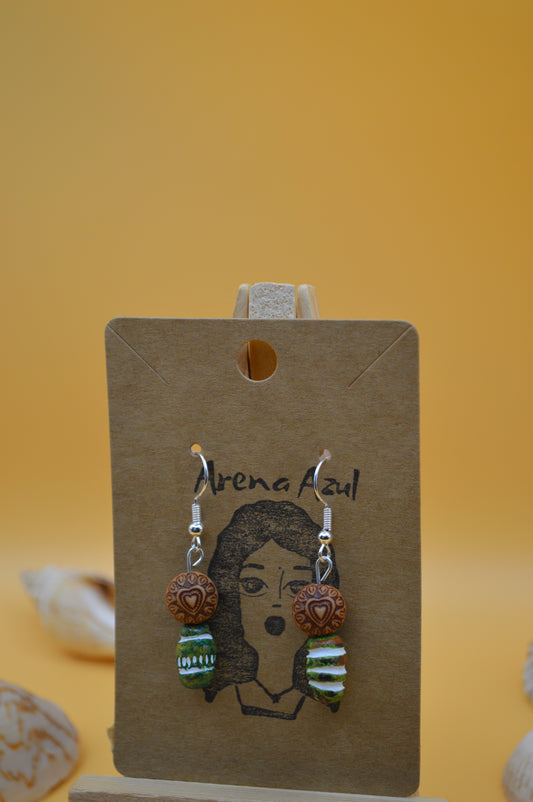 Heart Of Steel Earrings