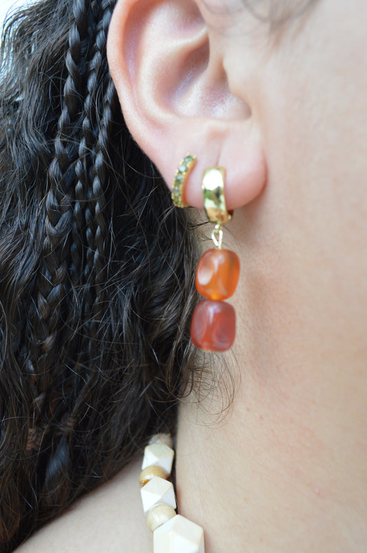 Lola stone earrings