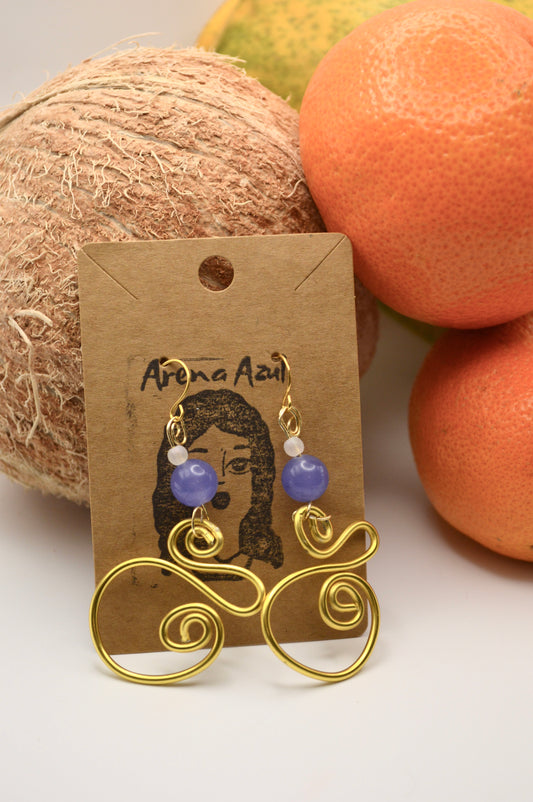 Wire daze earrings