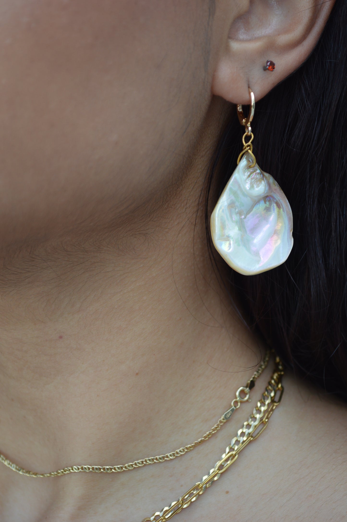 Abalone earrings