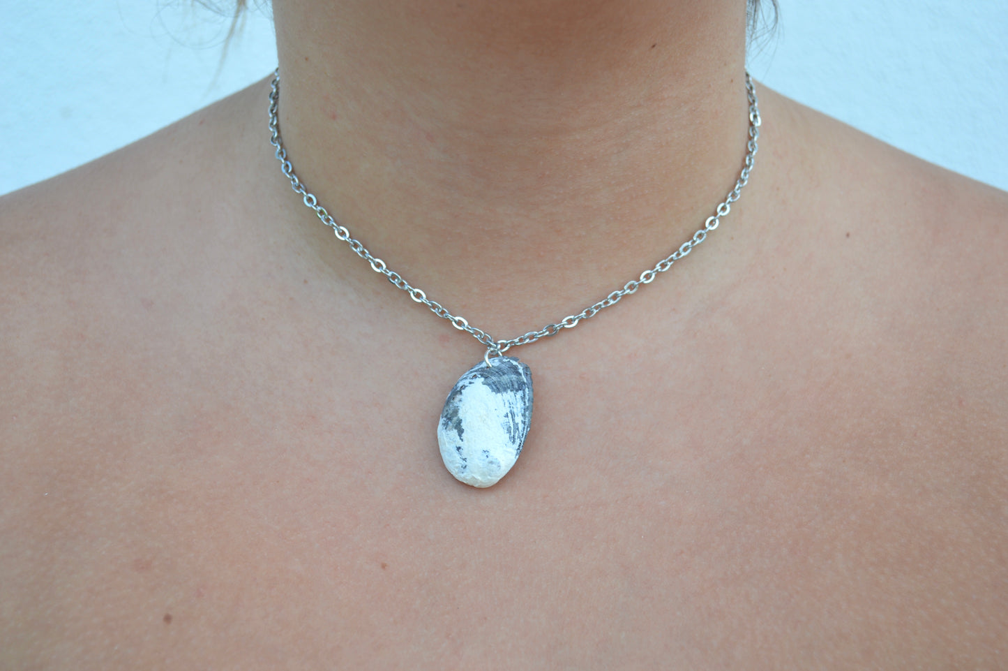 Abalone Elephant Ear Necklace