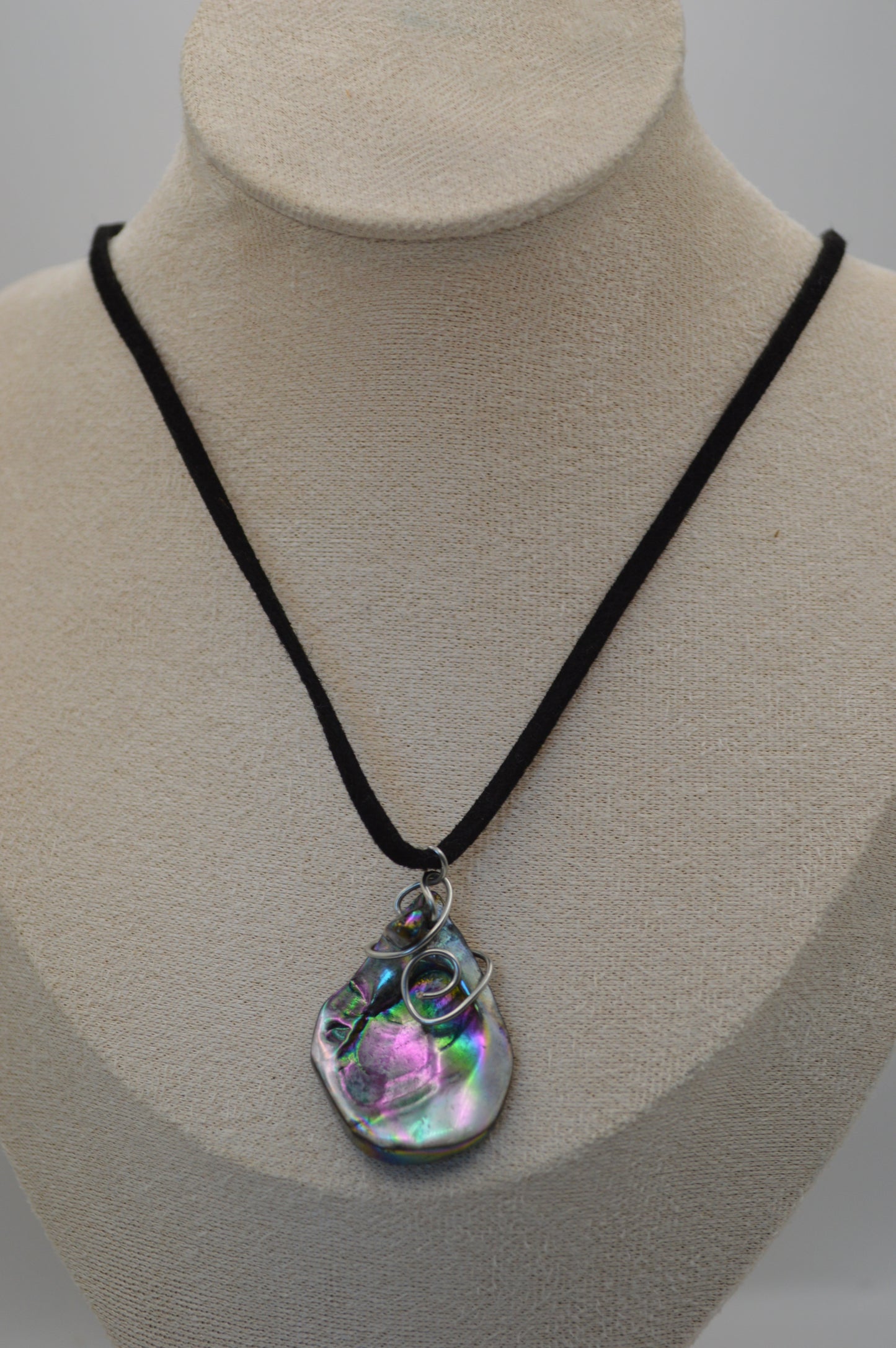 Iridescent Abalone Necklace