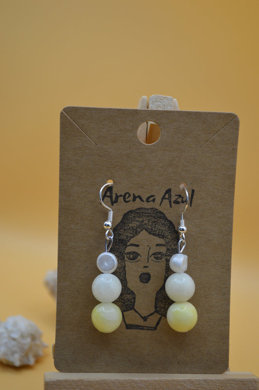 Yellow Rays Earrings