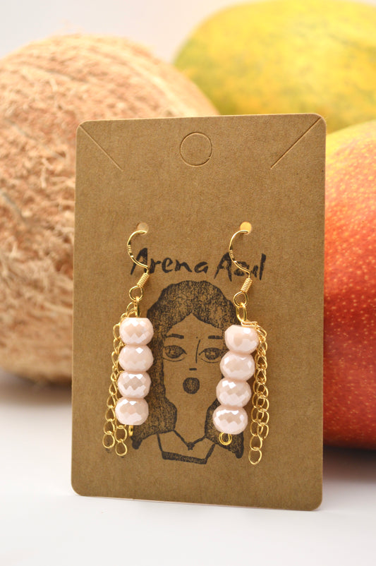 Blush earrings