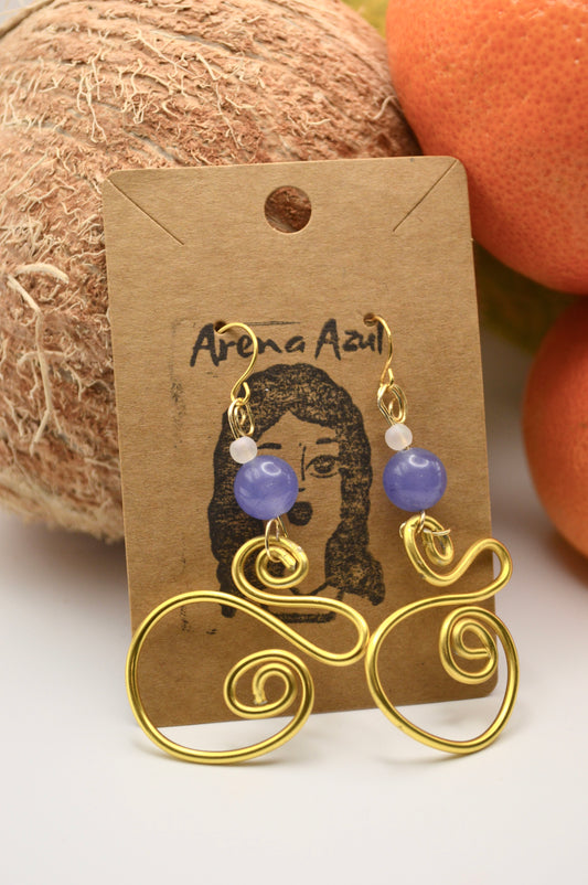 Wire daze earrings
