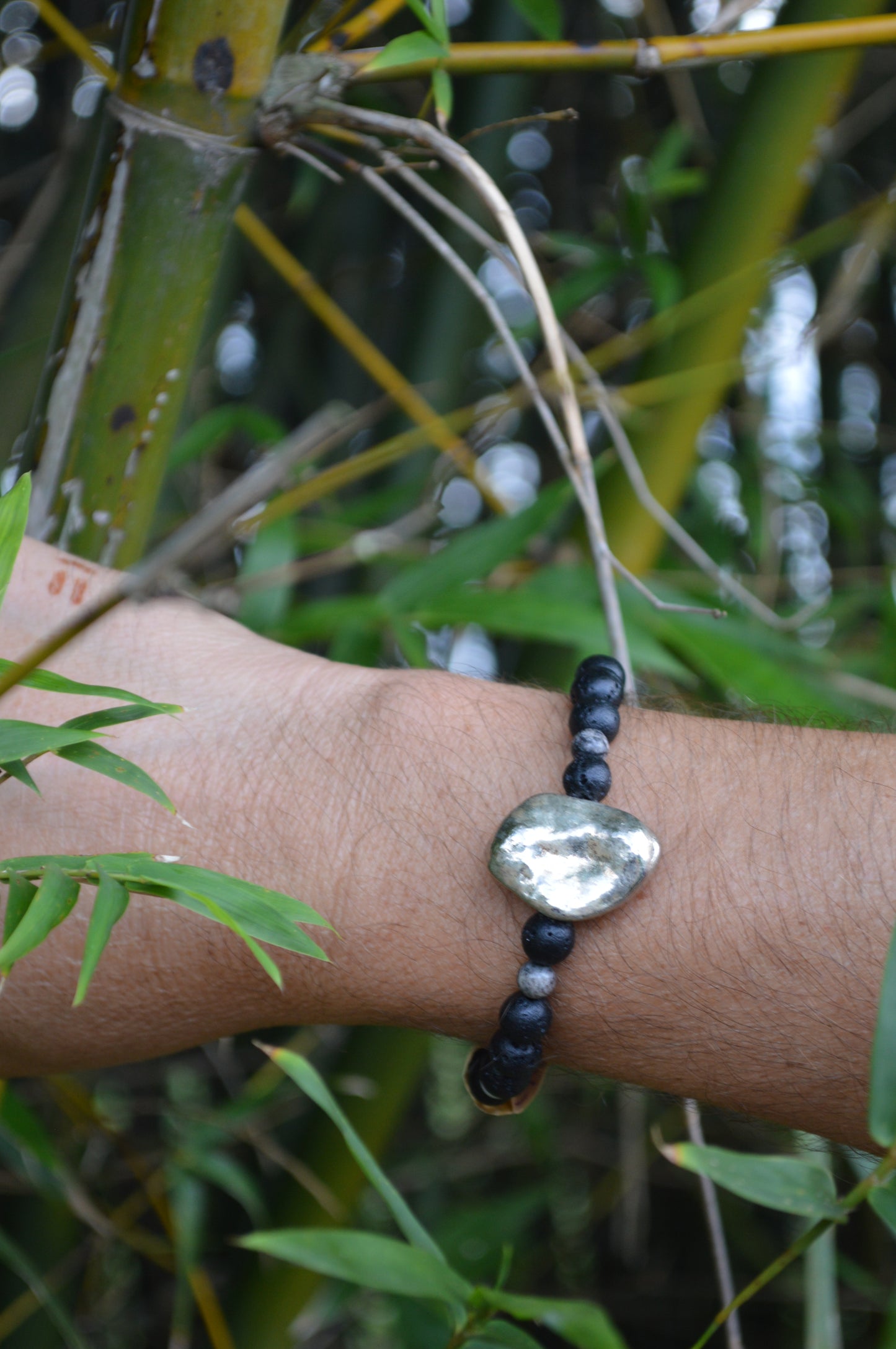 Silver Rock Bracelet