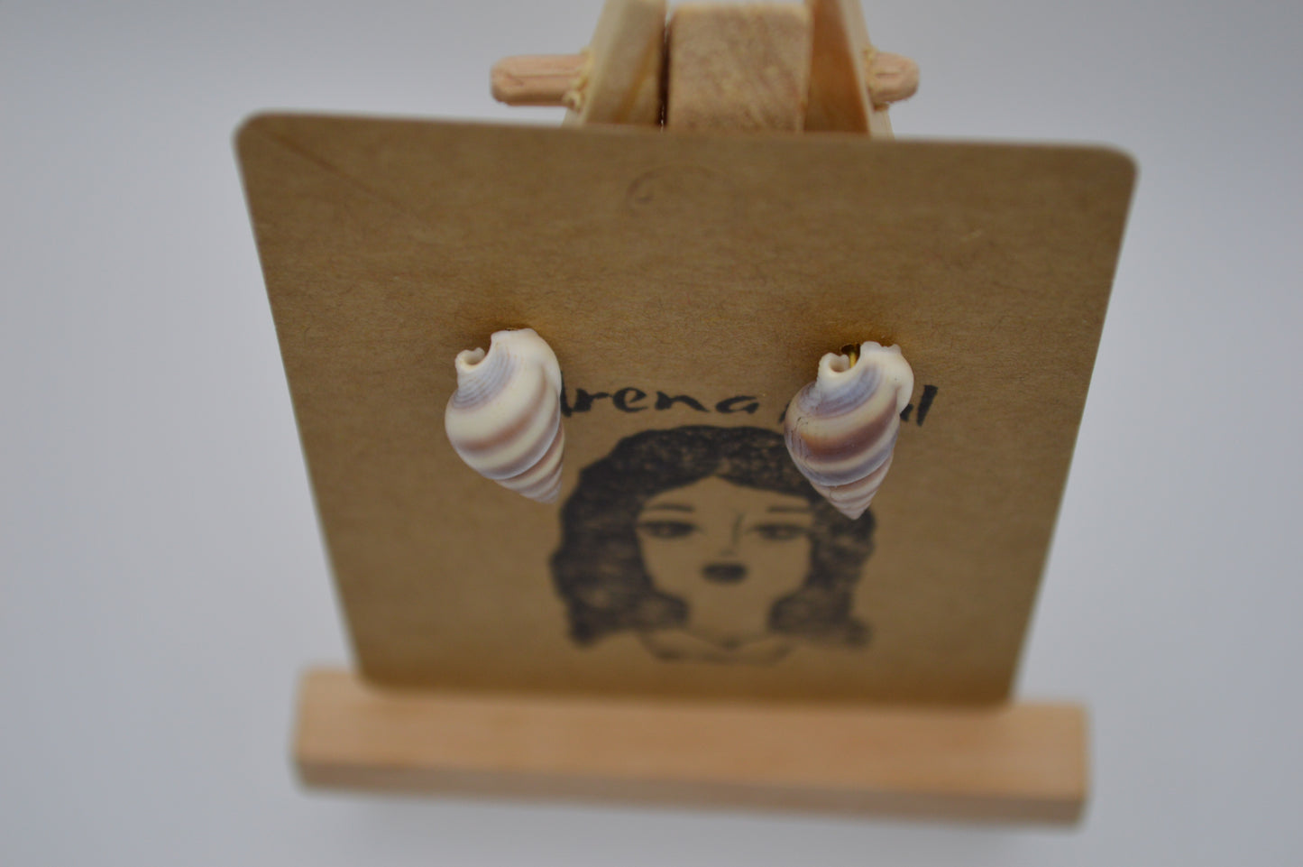Neapolitan Seashell Earrings