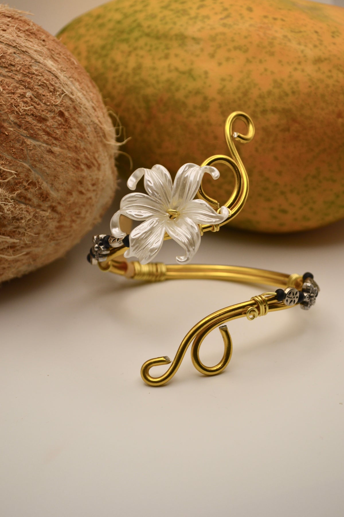 Wildflower Mixed Metal Cuff