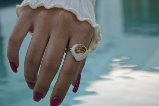 Simmer Shell Ring