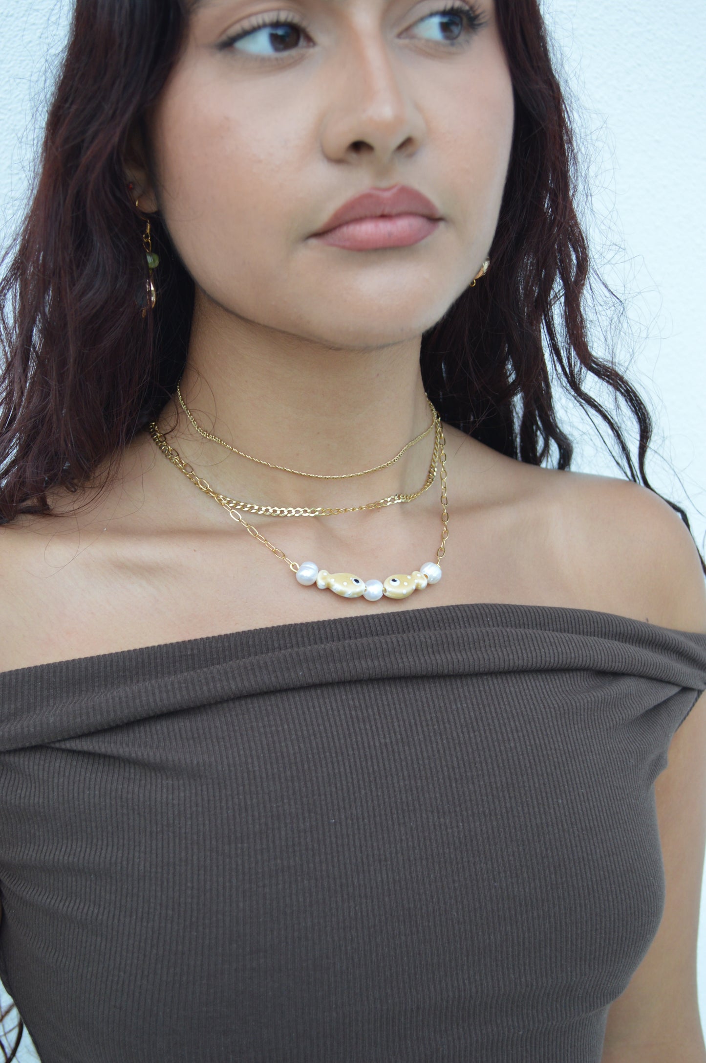 Pearly Fish necklace