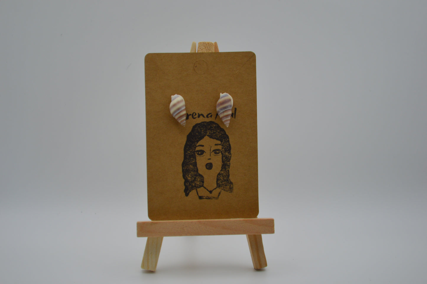 Neapolitan Seashell Earrings