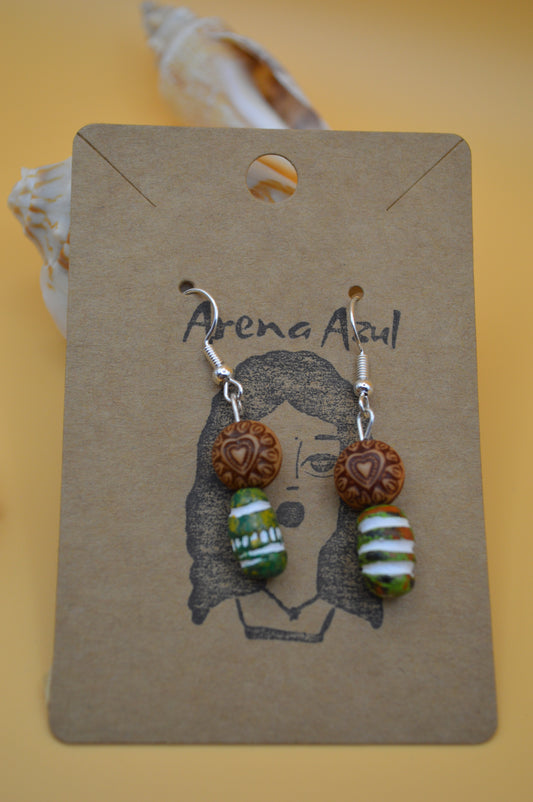 Heart Of Steel Earrings