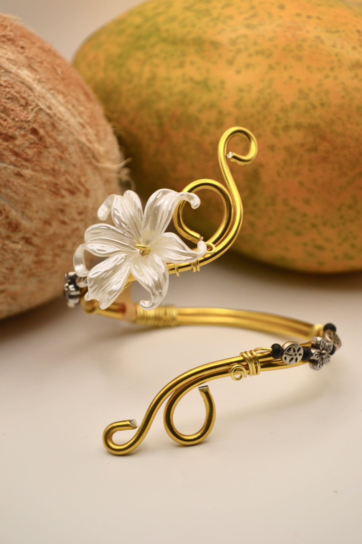 Wildflower Mixed Metal Cuff