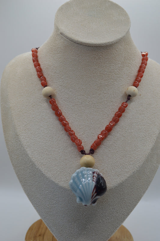 Coral Mako Necklace
