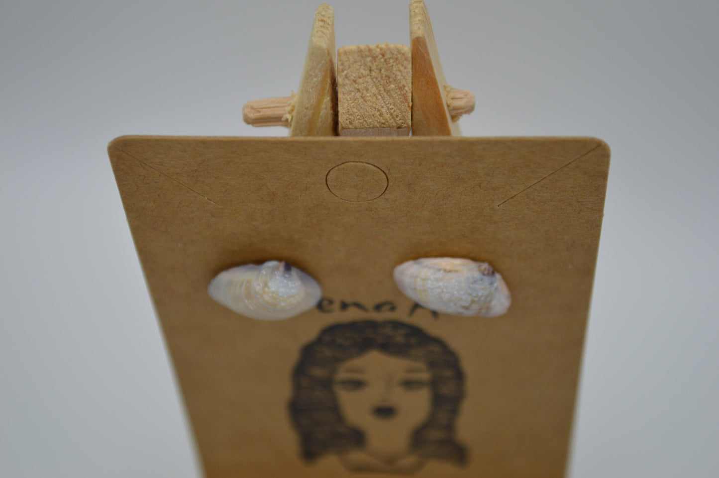 Ripple Seashell Earrings
