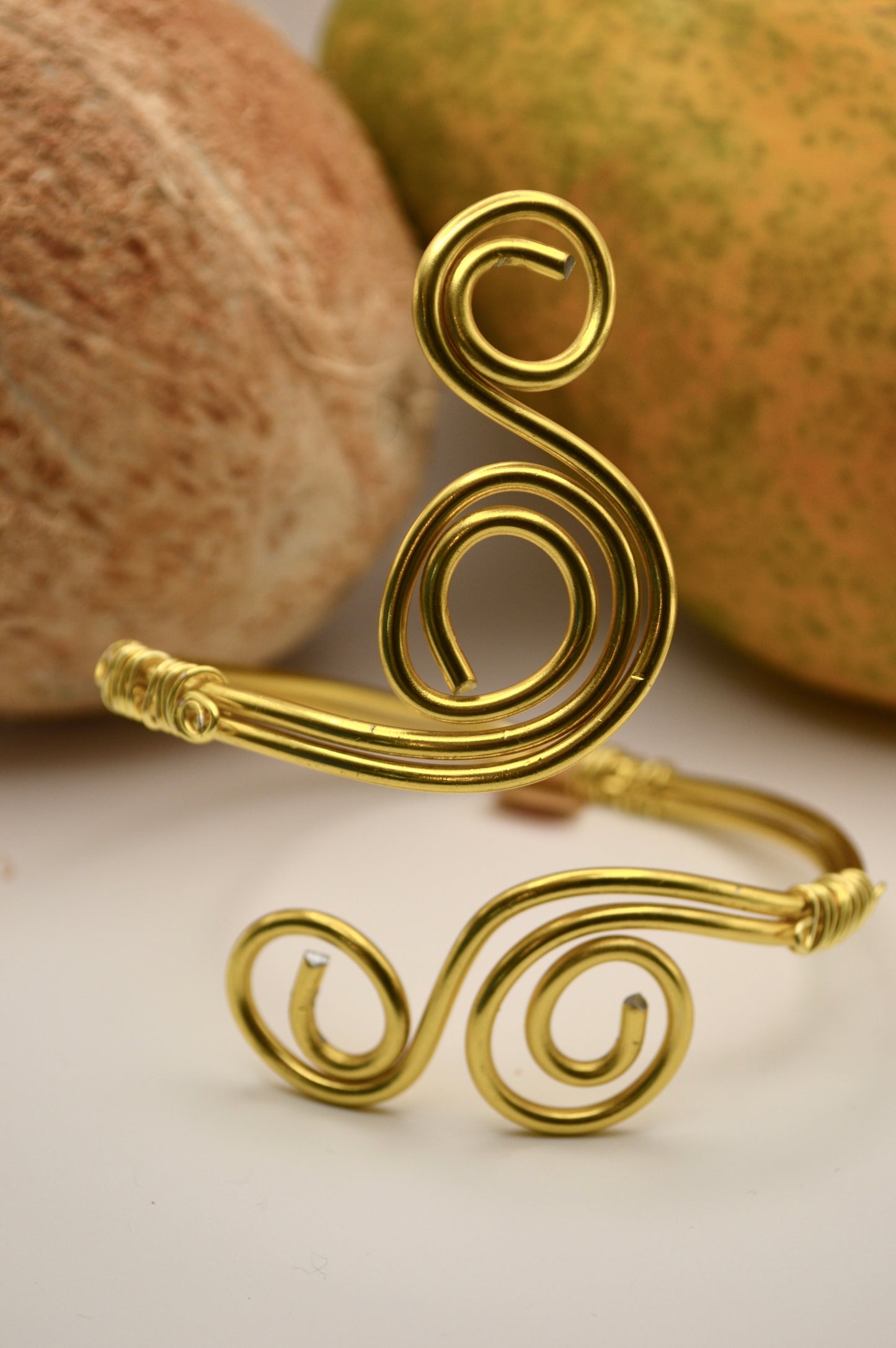 Double Banded Swirl Cuff