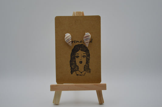 Neapolitan Seashell Earrings