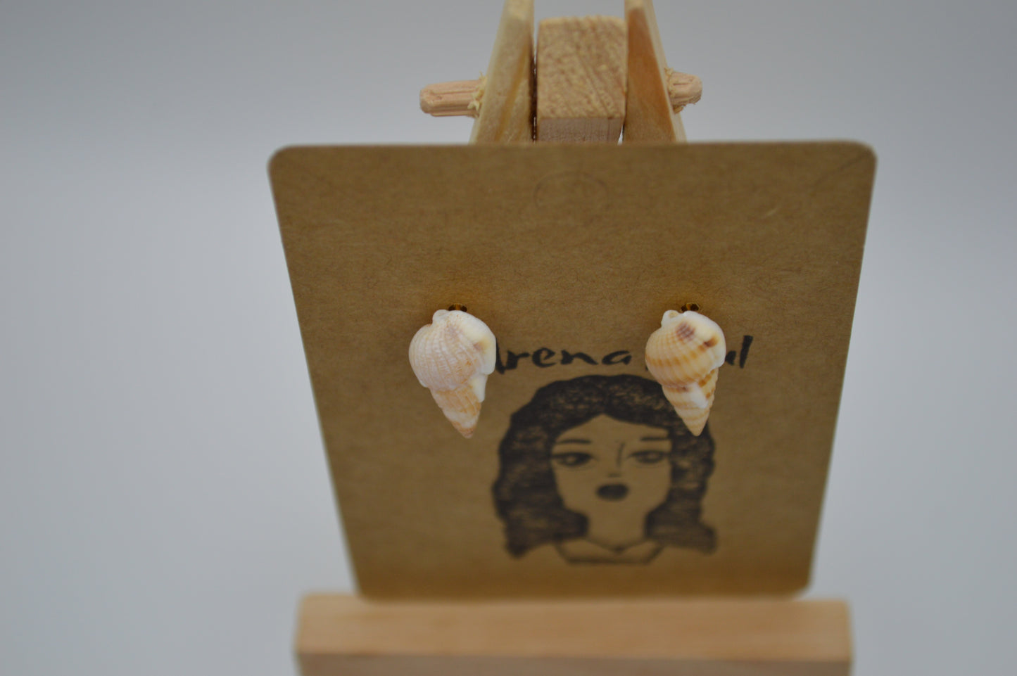 Sea Swirls Seashell Earrings