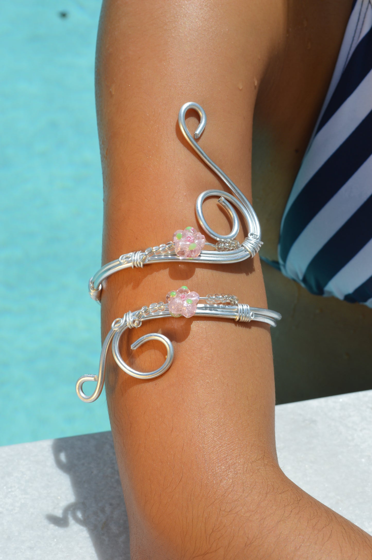 Pink Petite Fleur Cuff