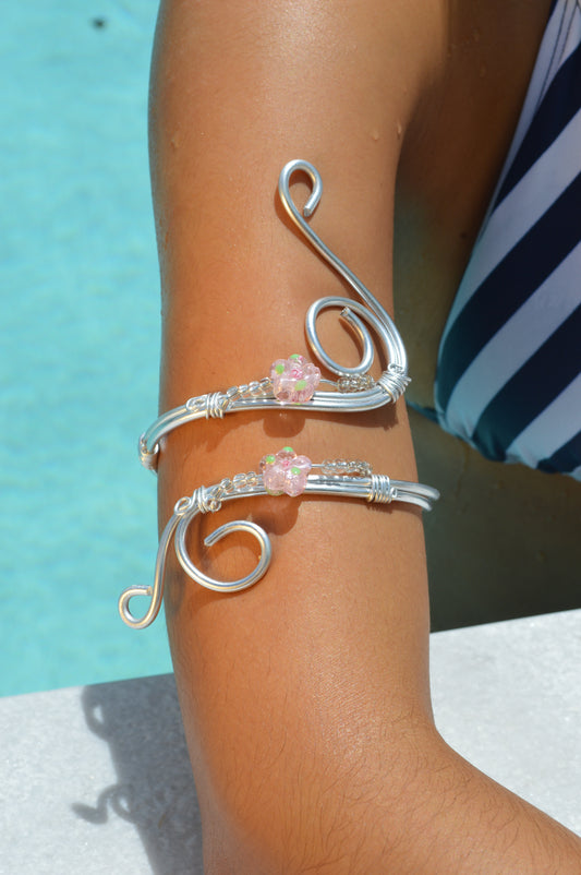Pink Petite Fleur Cuff